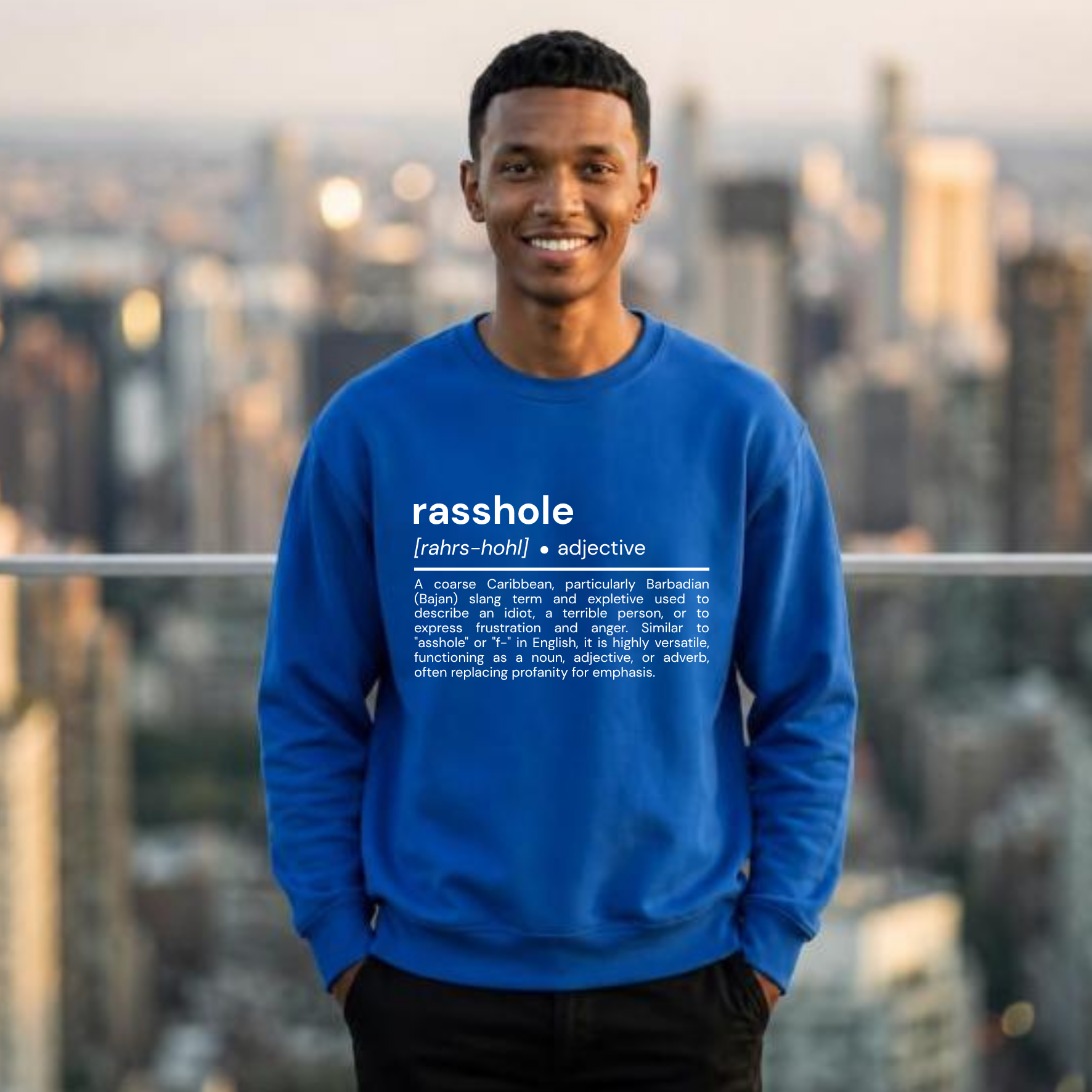 'rasshole' Unisex Crewneck Sweatshirt