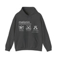 'melanin: hand wash only', Unisex Hooded Sweatshirt